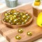 1LB Yellow Flat Glass Marbles, Glass Beads Floral Pebbles Decorative Rocks Gold Gemstones Vase Fillers for Centerpieces Table Scatter Aquarium Fall Home Decor